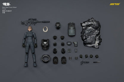 Dark Source Steel Ride Corps Action Figure Sniper Cinder 8 cm