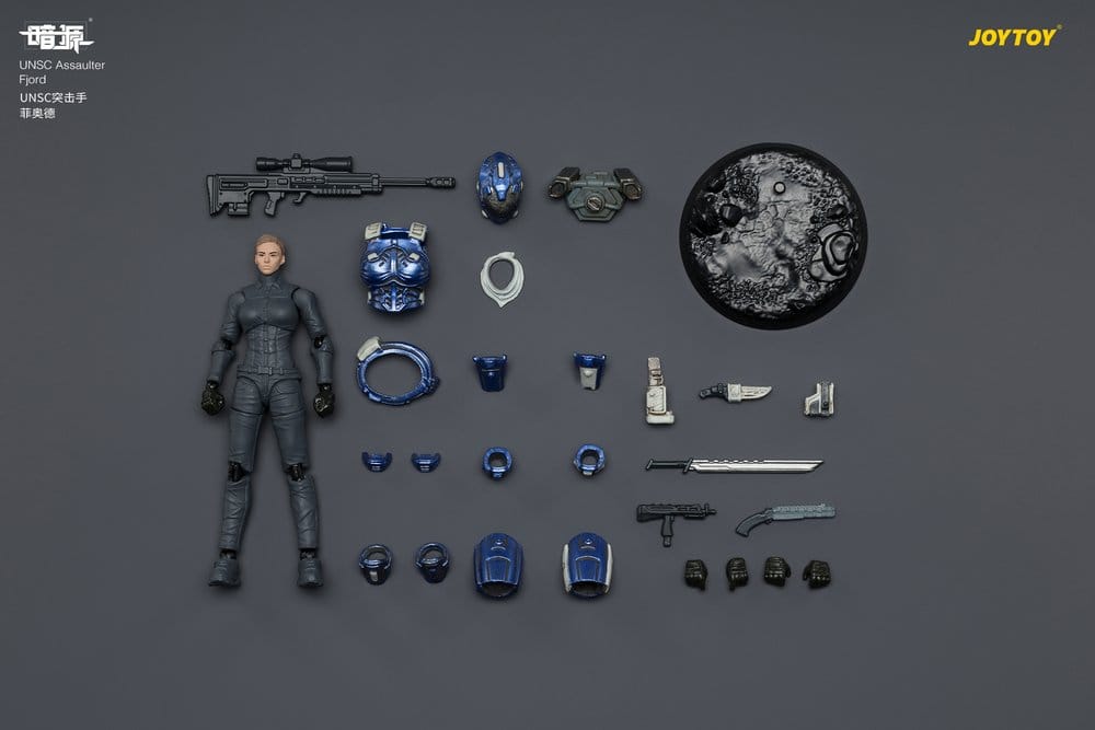 Dark Source UNSC Action Figure Assaulter Fjord 8 cm