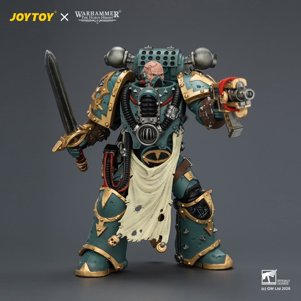 Warhammer Action Figure Sons of Horus Maloghurst the Twisted, the Warmaster's Equerry 13 cm Joy Toy (CN)