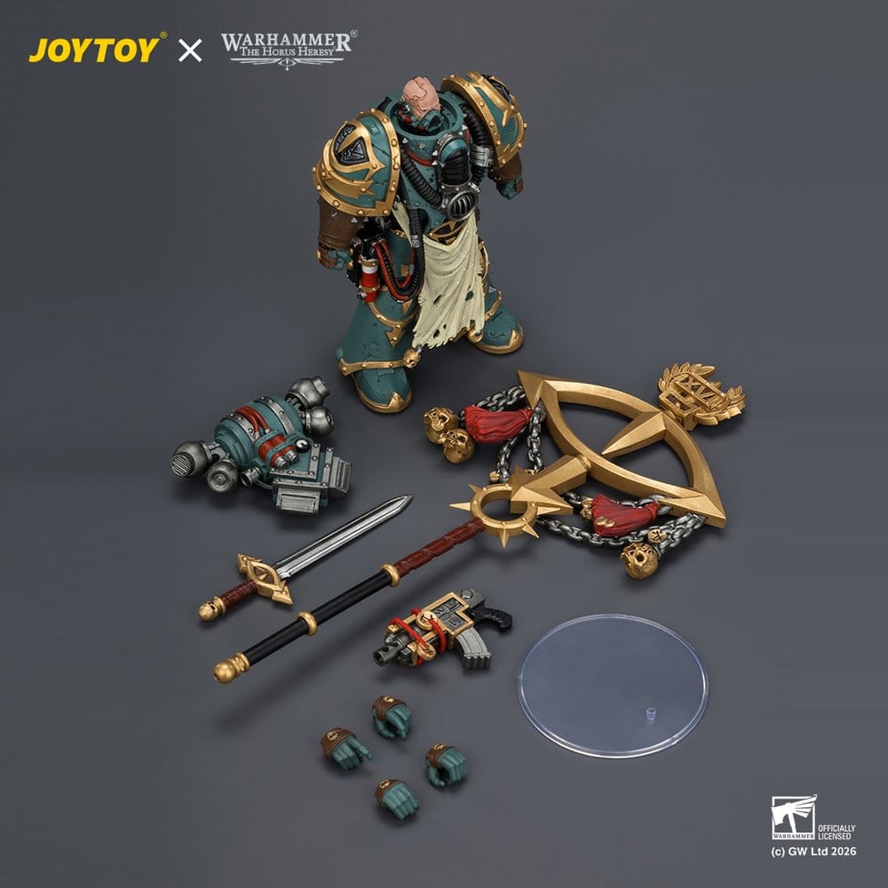 Warhammer Action Figure Sons of Horus Maloghurst the Twisted, the Warmaster's Equerry 13 cm Joy Toy (CN)