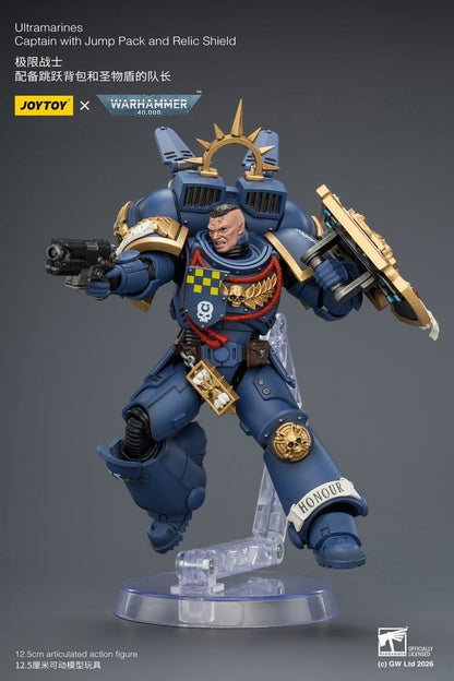 Warhammer Action Figure Ultramarines Captain 13 cm