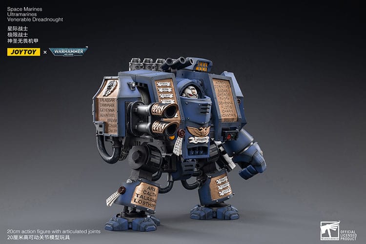 Warhammer 40k Action Figure 1/18 Space Marines Ultramarines Venerable Dreadnought 19 cm - FanofThings.co.uk