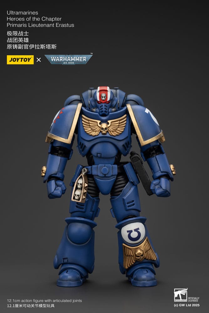 Warhammer 40k Action Figure 1/18 Ultramarines Heroes of the Chapter Primaris Lieutenant Erastus 20 cm Joy Toy (CN)