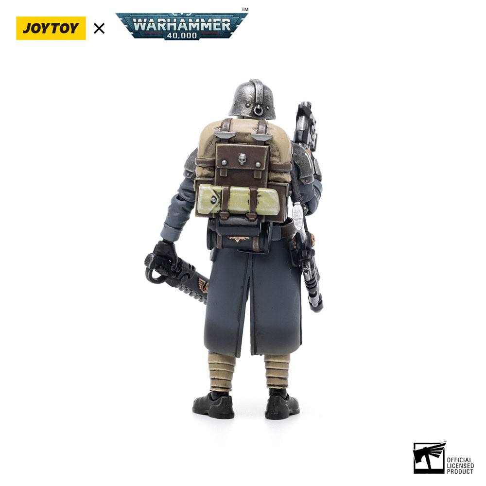 Warhammer 40k Action Figure 1/18 Death Korps of Krieg Veteran Squad Sergeant 10 cm Joy Toy (CN)