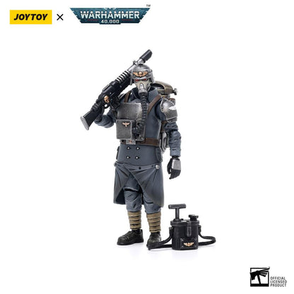 Warhammer 40k Action Figure 1/18 Death Korps of Krieg Veteran Squad Guardsman Demolitions Specialist 10 cm Joy Toy (CN)