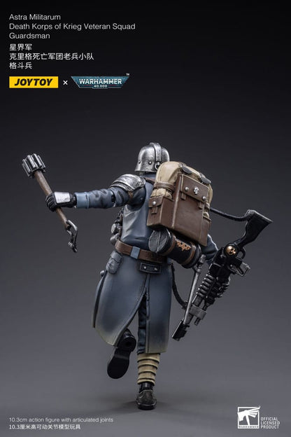 Warhammer 40k Action Figure 1/18 Astra MilitarumDeath Korps of Krieg Veteran Squad Guardsman 11 cm Joy Toy (CN)