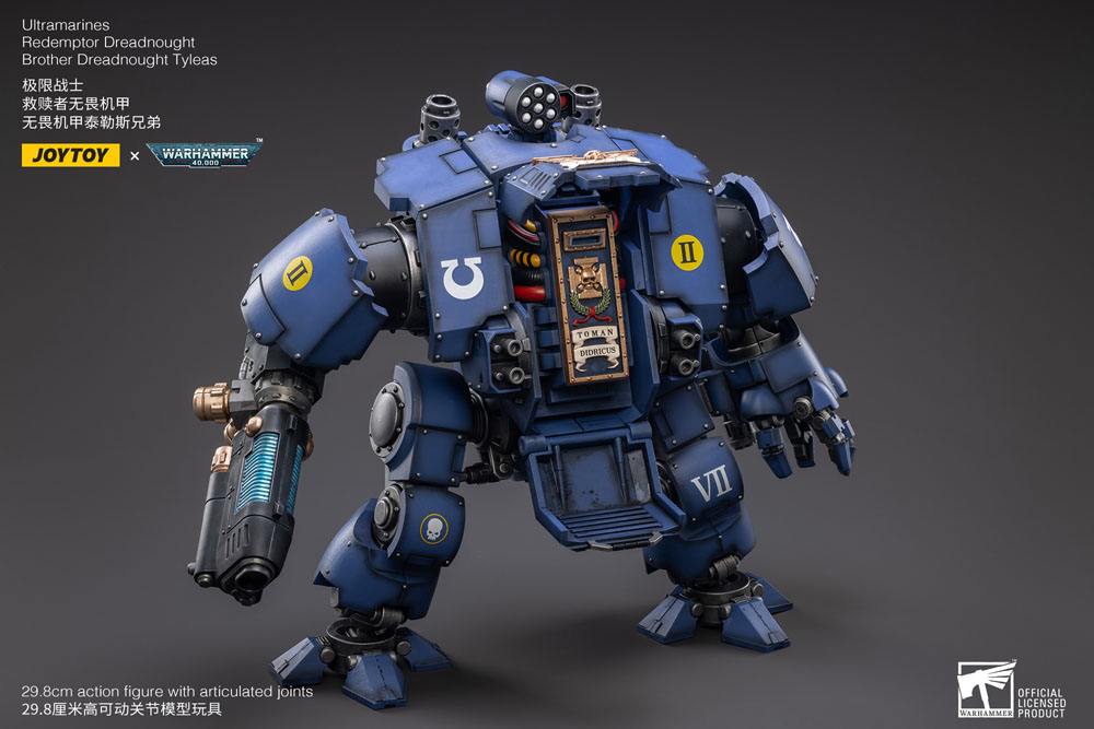 Warhammer 40k Action Figure 1/18 Ultramarines Redemptor Dreadnought Brother Dreadnought Tyleas 30 cm Reproduction Joy Toy (CN)