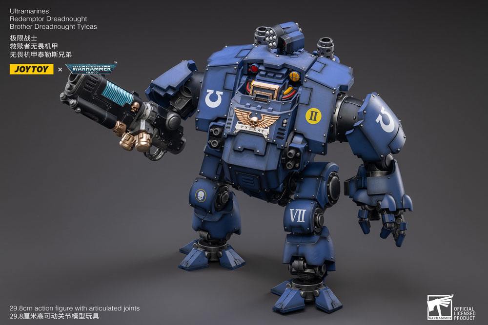 Warhammer 40k Action Figure 1/18 Ultramarines Redemptor Dreadnought Brother Dreadnought Tyleas 30 cm Reproduction Joy Toy (CN)