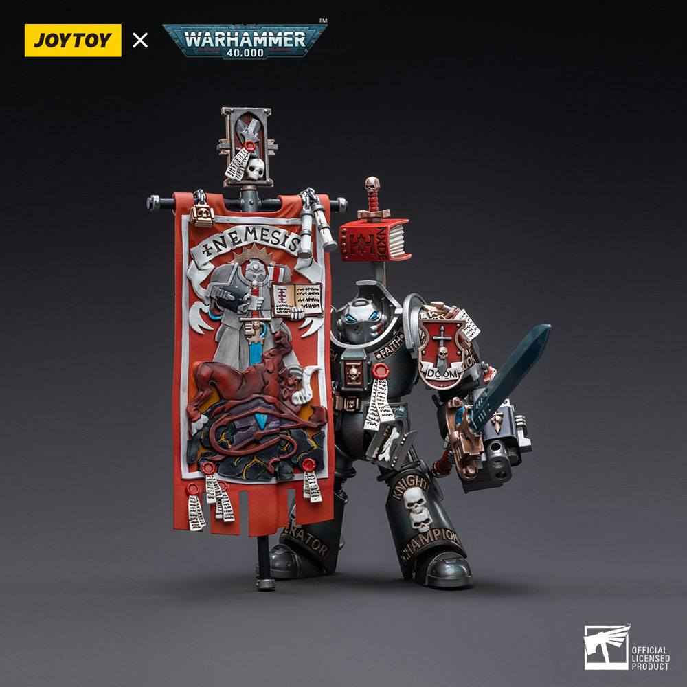 Warhammer 40k Action Figure 1/18 Grey Knights Terminator Retius Akantar 13 cm