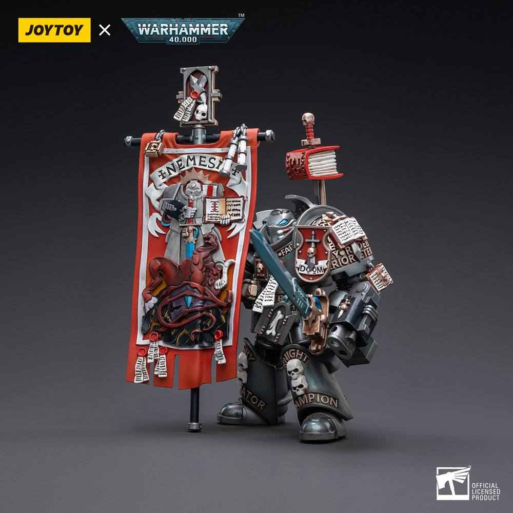 Warhammer 40k Action Figure 1/18 Grey Knights Terminator Retius Akantar 13 cm