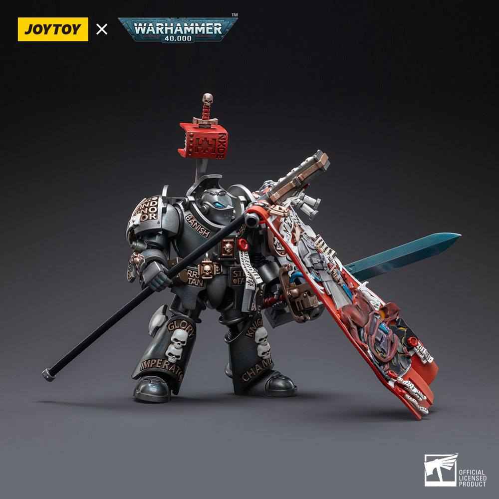 Warhammer 40k Action Figure 1/18 Grey Knights Terminator Retius Akantar 13 cm