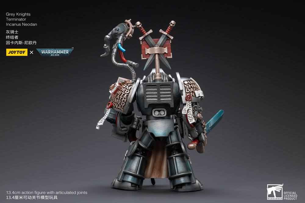Warhammer 40k Action Figure 1/18 Grey Knights Terminator Incanus Neodan 13 cm