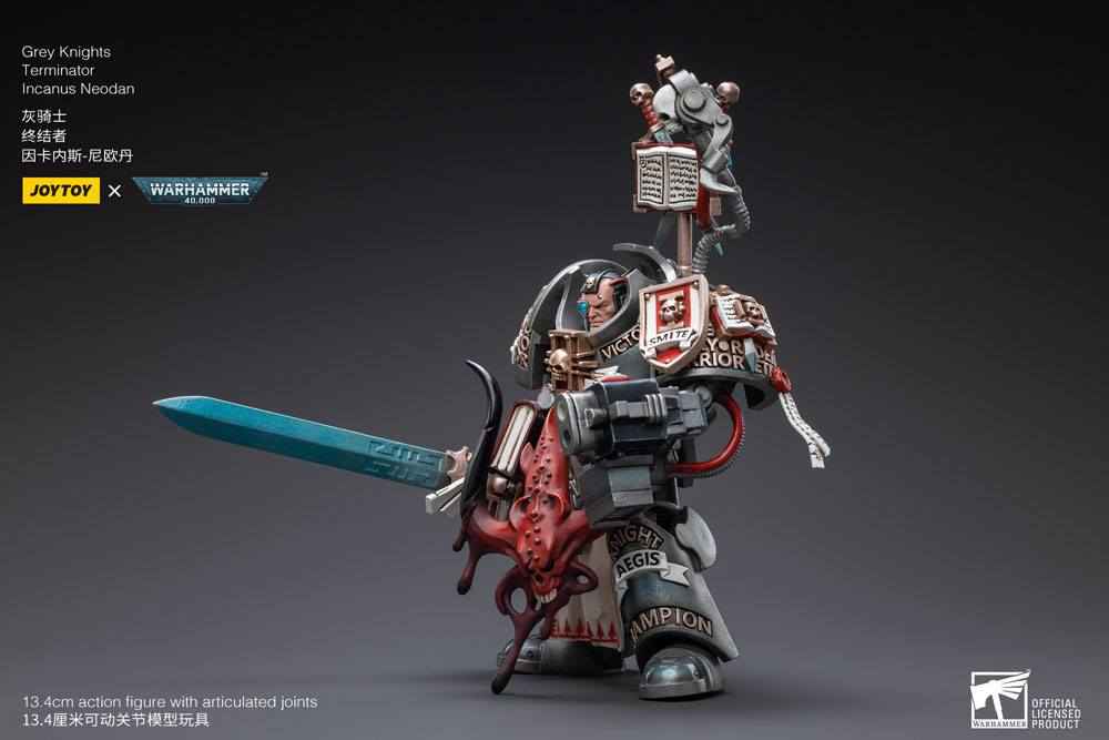 Warhammer 40k Action Figure 1/18 Grey Knights Terminator Incanus Neodan 13 cm