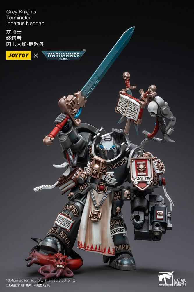 Warhammer 40k Action Figure 1/18 Grey Knights Terminator Incanus Neodan 13 cm
