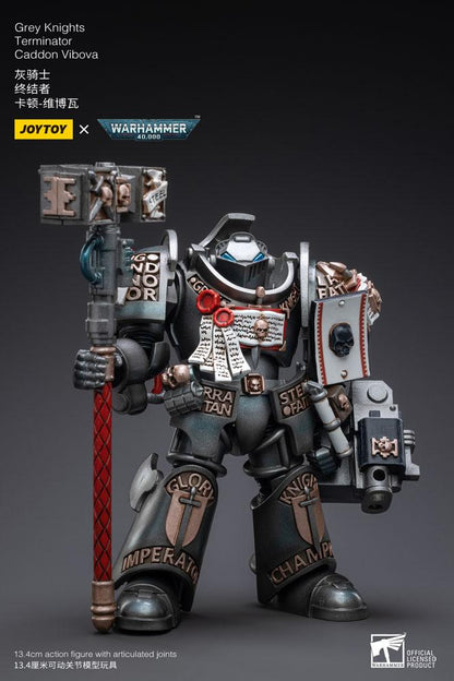 Warhammer 40k Action Figure 1/18 Grey Knights Terminator Caddon Vibova 13 cm Action figures