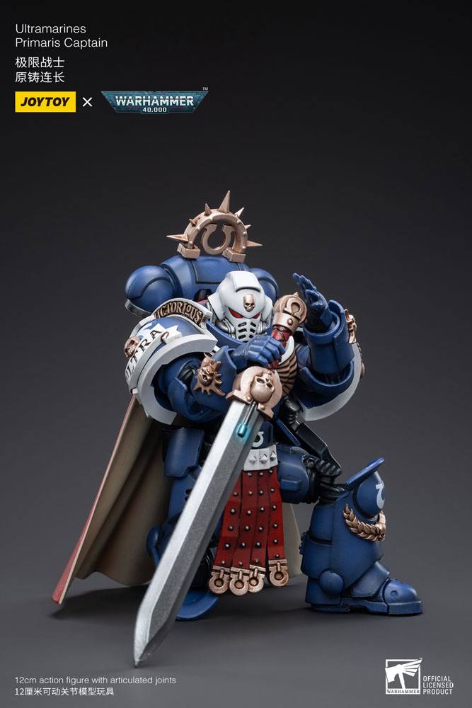 Warhammer 40k Action Figure 1/18 Ultramarines Primaris Captain 12 cm Action figures