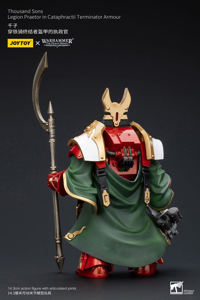 Warhammer The Horus Heresy Action Figure 1/18 Thousand sons Legion Praetor in Cataphractii Terminator Armour 12 cm - FanofThings.co.uk