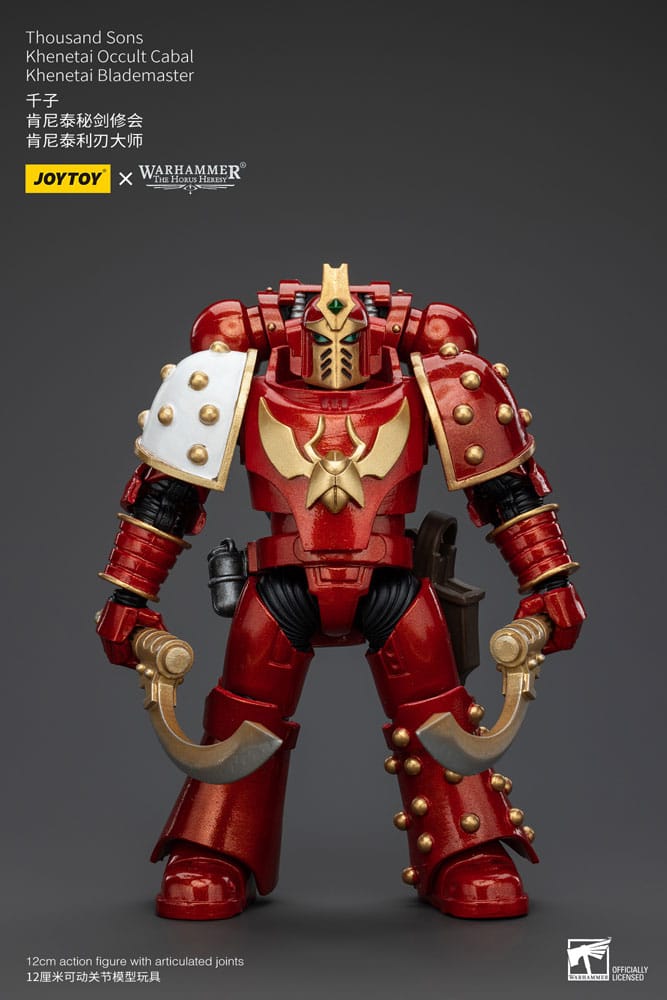 Warhammer The Horus Heresy Action Figure 1/18 Thousand Sons Khenetai Occult Cabal Khenetai Blademaster 12 cm Joy Toy (CN)