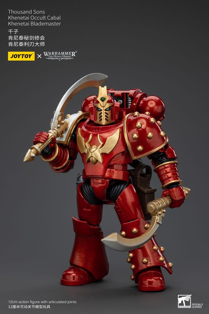 Warhammer The Horus Heresy Action Figure 1/18 Thousand Sons Khenetai Occult Cabal Khenetai Blademaster 12 cm Joy Toy (CN)