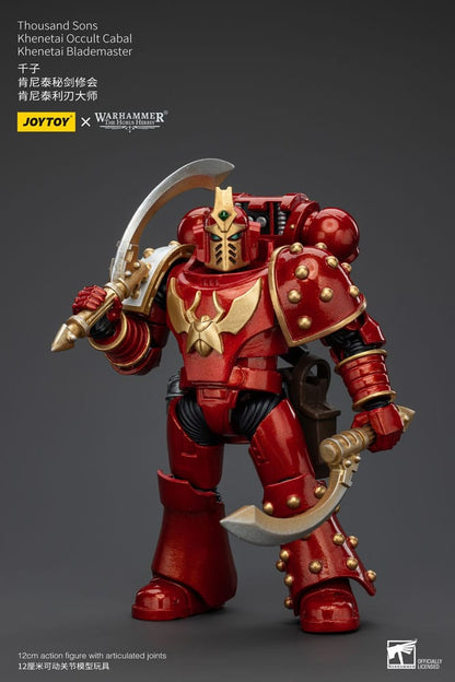 Warhammer The Horus Heresy Action Figure 1/18 Thousand Sons Khenetai Occult Cabal Khenetai Blademaster 12 cm Joy Toy (CN)