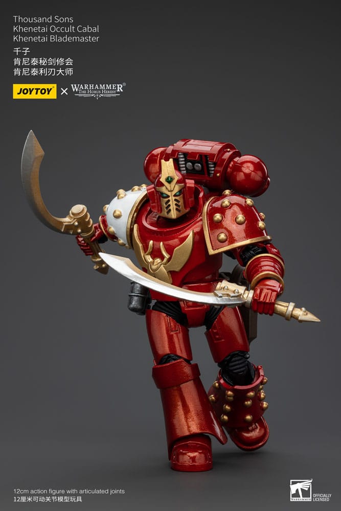 Warhammer The Horus Heresy Action Figure 1/18 Thousand Sons Khenetai Occult Cabal Khenetai Blademaster 12 cm Joy Toy (CN)