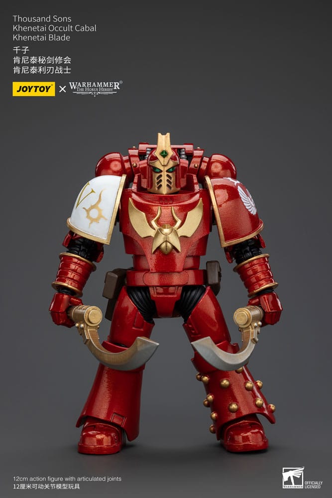 Warhammer The Horus Heresy Action Figure 1/18 Thousand Sons Khenetai Occult Cabal Khenetai Blade 12 cm Joy Toy (CN)
