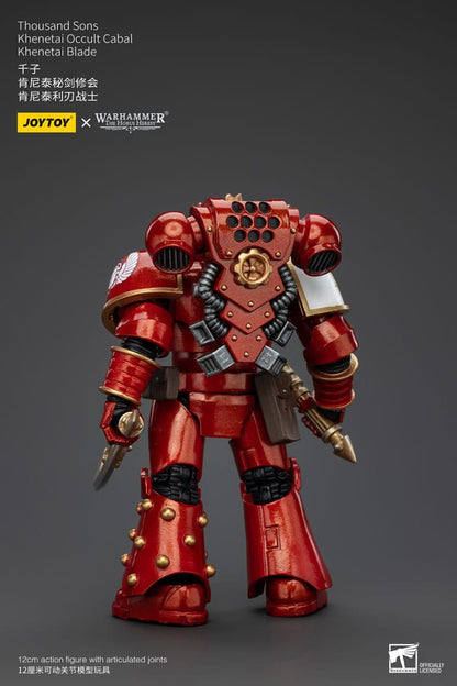 Warhammer The Horus Heresy Action Figure 1/18 Thousand Sons Khenetai Occult Cabal Khenetai Blade 12 cm Joy Toy (CN)