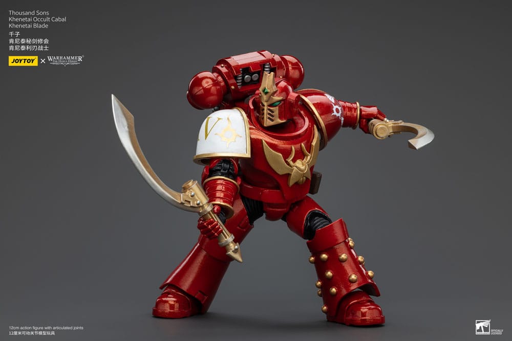 Warhammer The Horus Heresy Action Figure 1/18 Thousand Sons Khenetai Occult Cabal Khenetai Blade 12 cm Action figures