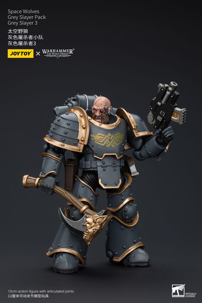 Warhammer The Horus Heresy Action Figure 1/18 Space Wolves Grey Slayer Pack Grey Slayer 3 12 cm