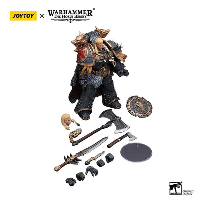 Warhammer The Horus Heresy Action Figure 1/18 Space Wolves Leman Russ Primarch of the VIth Legion 12 cm Action figures