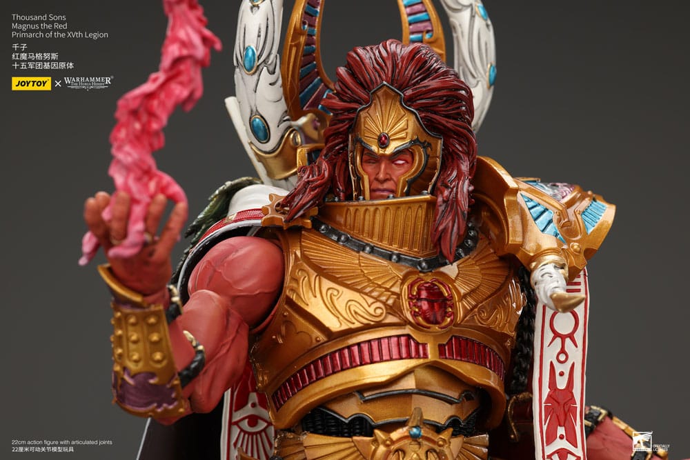 Warhammer The Horus Heresy Action Figure 1/18 Thousand sons Magnus the Red Primarch of the XVth Legion 12 cm Joy Toy (CN)