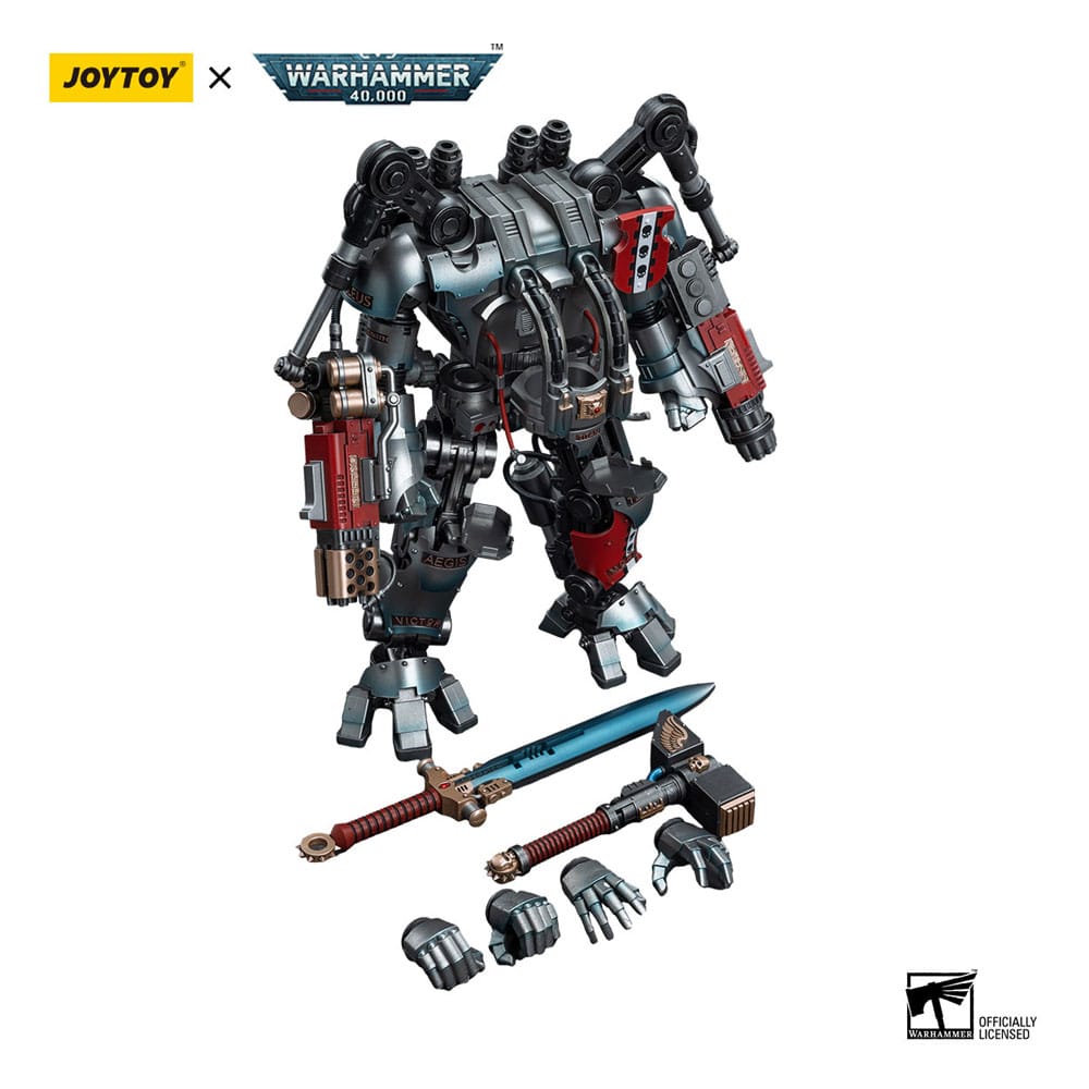 Warhammer 40k Action Figure 1/18 Grey Knights Nemesis Dreadknight (Including Grey Knights Terminator Caddon Vibova) 12 cm