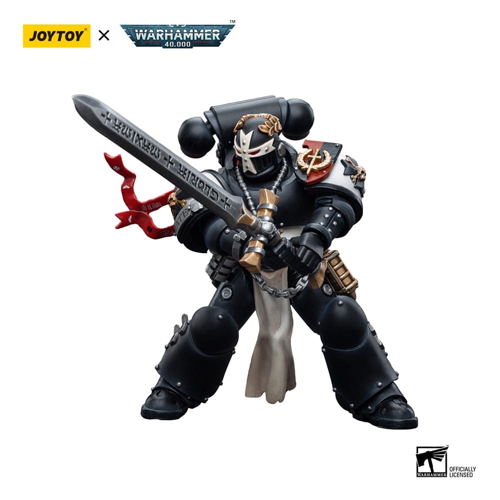 Warhammer 40k Action Figure 1/18 Black Templars Emperor's Champion Bayard's Revenge 12 cm