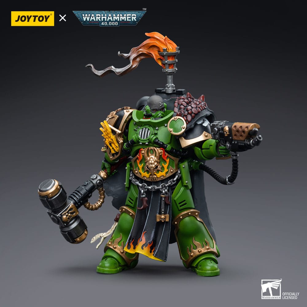 Warhammer 40k Action Figure 1/18 Salamanders Captain Adrax Agatone 12 cm Action figures
