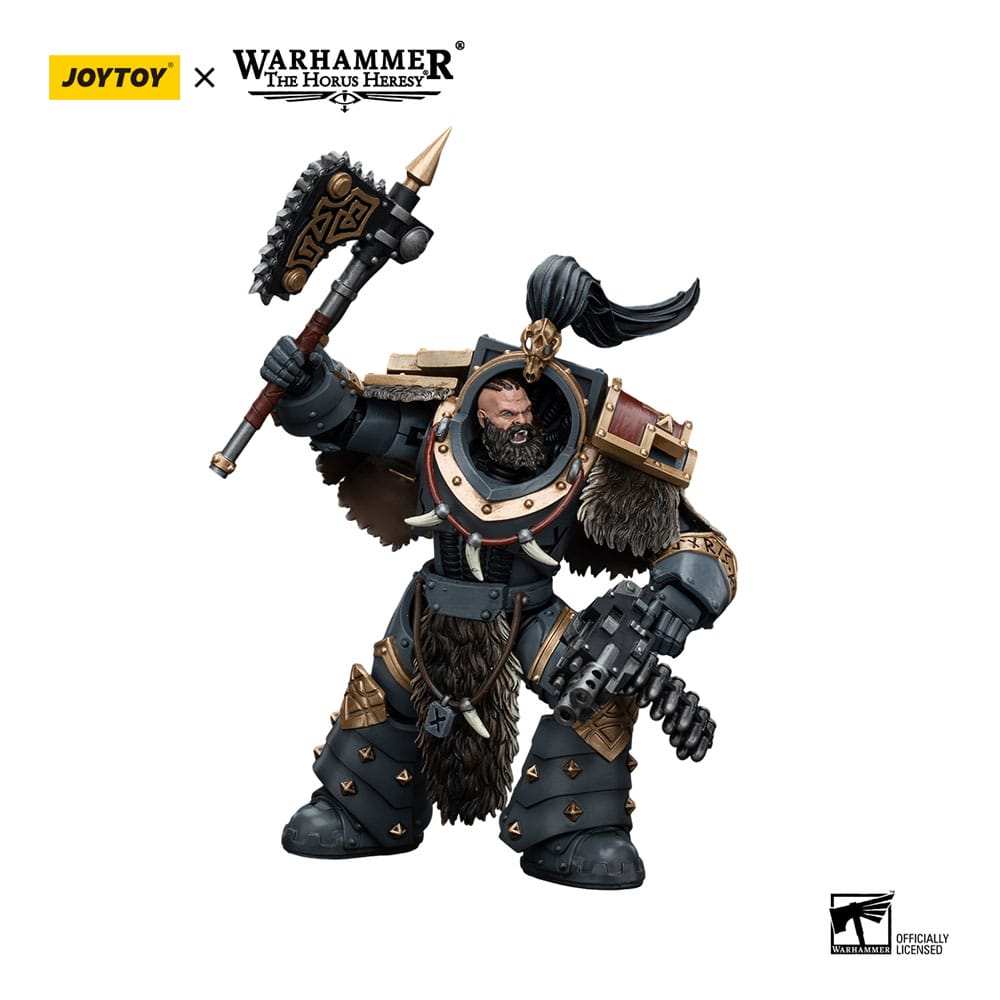 Warhammer The Horus Heresy Action Figure 1/18 Space Wolves Varagyr Wolf Guard Squad Varagyr Thegn 12 cm Action figures