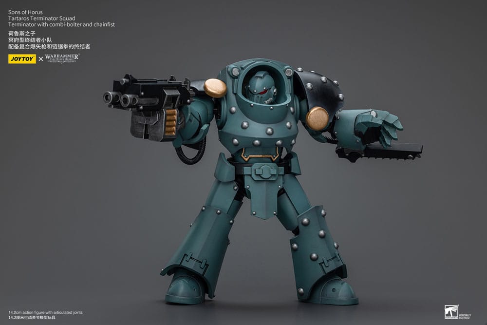 Warhammer The Horus Heresy Action Figure 1/18 Tartaros Terminator Squad Terminator With Combi-Bolter And Chainfist 12 cm