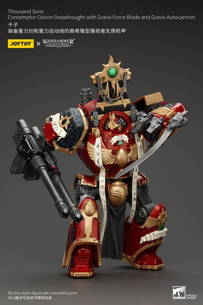 Warhammer The Horus Heresy Action Figure 1/18 Thousand Sons Contemptor-Osiron Dreadnought with Gravis Force Blade And
