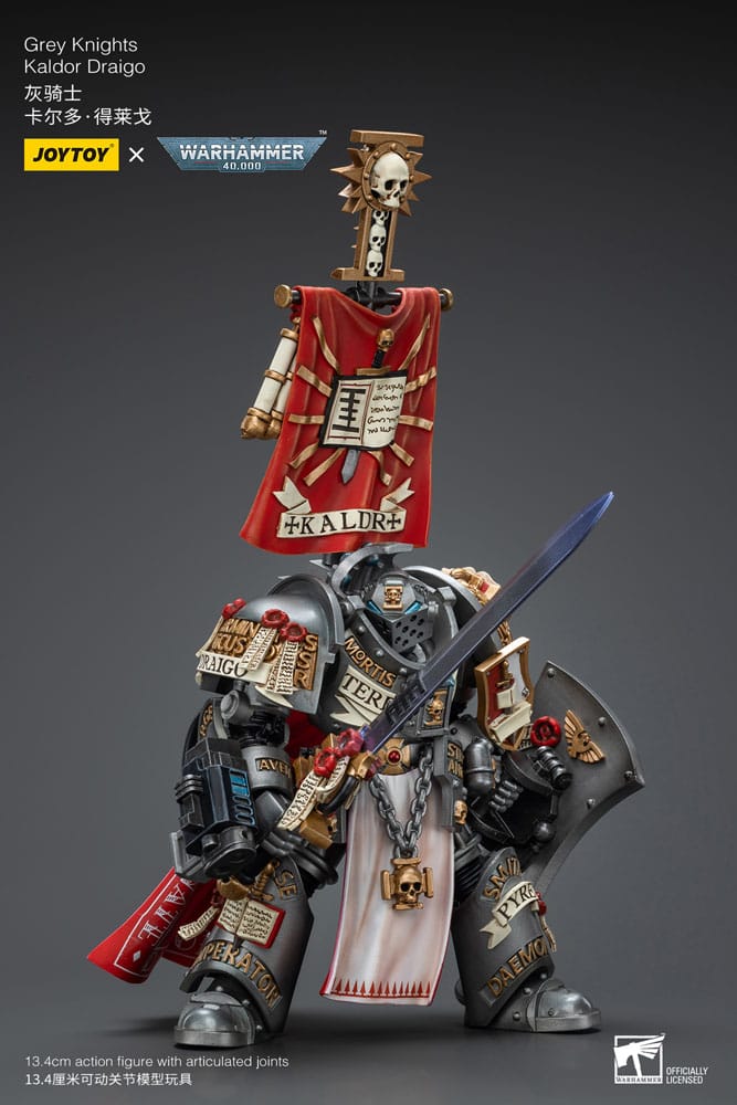 Warhammer 40k Action Figure 1/18 Grey Knights Kaldor Draigo 14 cm Action figures