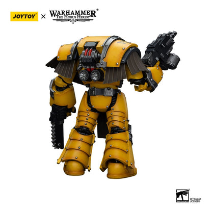 Warhammer The Horus Heresy Action Figure 1/18 Imperial Fists Legion Cataphractii Terminator Squad Legion Cataphractii with Chainfist 12 cm Joy Toy (CN)