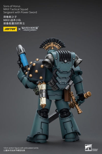 Warhammer The Horus Heresy Action Figure 1/18 Sons of Horus MKVI Tactical Squad Sergeant with Power Sword 12 cm