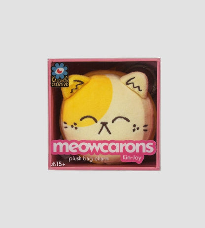 Meowcaron Plush Bag Charm Smile 7 cm