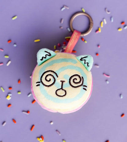 Meowcaron Plush Bag Charm Spiral 7 cm