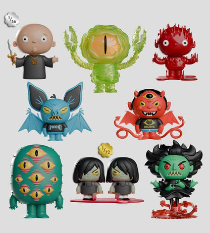 Odds N Sods Mini Figures S1 6 cm Blind Box Display (6)