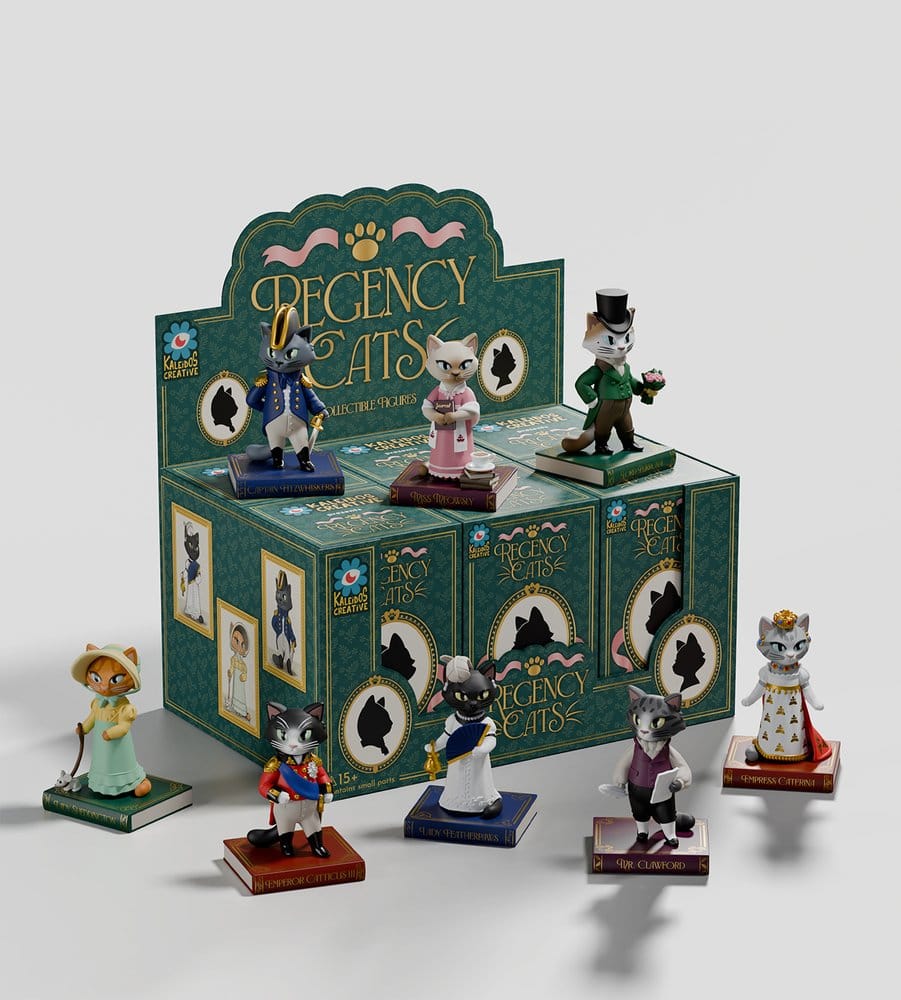 Regency Cats Mini Figures S1 9 cm Blind Box Display (6)