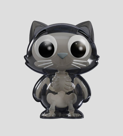 Cat Scans Mini Figures S2 Bare Bones 6 cm Blind Box Display (6)