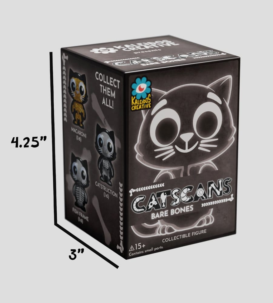 Cat Scans Mini Figures S2 Bare Bones 6 cm Blind Box Display (6)