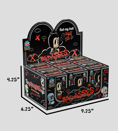 Tiny Shiny Hiney Peakers Mini Figures S2 Badasses 7 cm Blind Box Display (6)