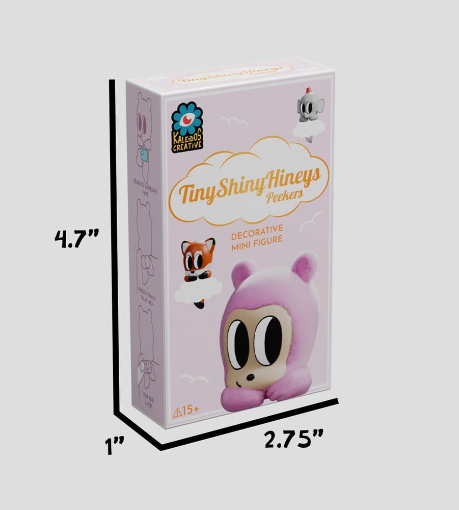 Tiny Shiny Hiney Peakers Mini Figures 6 cm Blind Box Display (6)