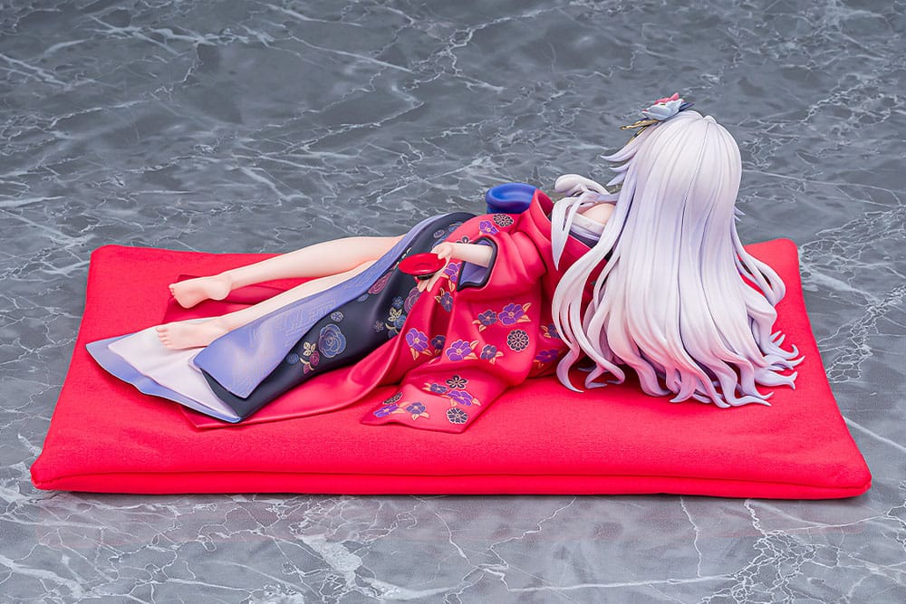 Neptunia x Senran Kagura Statue 1/7 Black Heart Kimono Ver. 10 cm