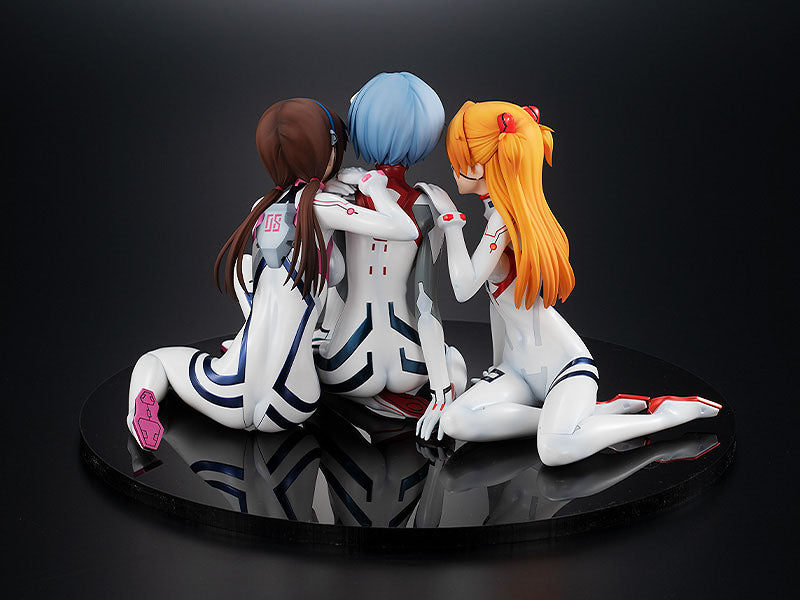 Evangelion: 3.0+1.0 Thrice Upon a Time PVC Statue 1/8 Asuka/Rei/Mari: Newtype Cover Ver. Kadokawa
